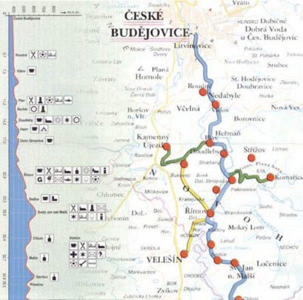 malše mapa Mapa   Cyklotrasa   SMO Pomalší   Pomalší.cz malše mapa